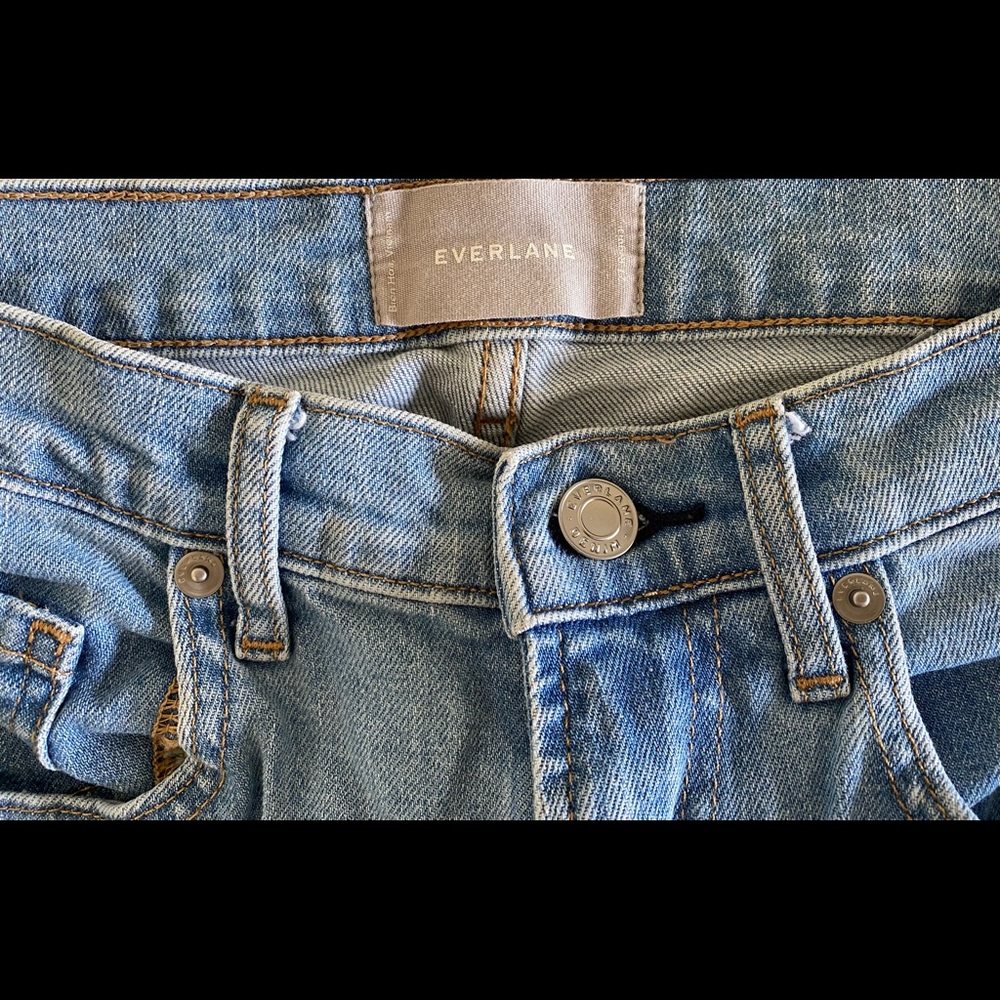 Everlane Cheeky Straight Jean size 27 sky blue